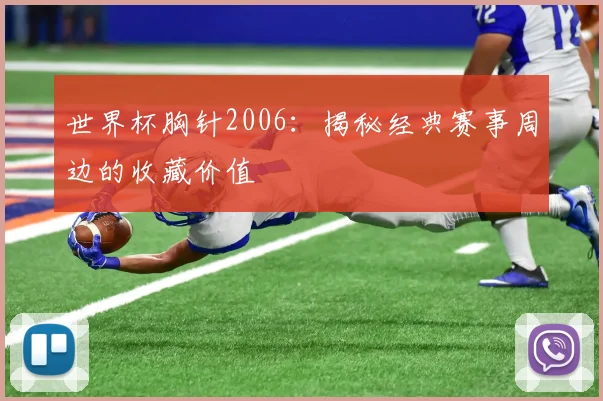 世界杯胸针2006：揭秘经典赛事周边的收藏价值